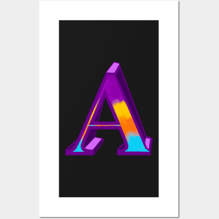 Top 10 best personalised gifts 2022  - Letter A ,personalised,personalized with pattern Posters and Art